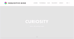 Desktop Screenshot of inquisitivemind.com